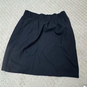 J. Crew Classic Black A-Line Skirt
